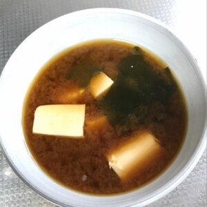 簡単✿豆腐＆わかめの味噌汁✿